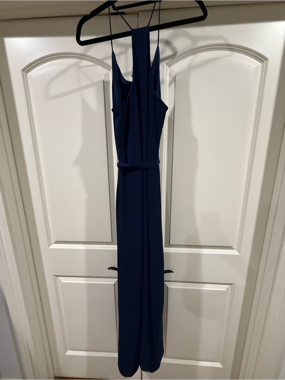 bishop + young Navy Blue Maxi Halter Dress